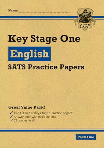 New KS1 English SATS Practice Papers: Pack 1 (for the 2020 tests) (CGP KS1 SATs Practice Papers)